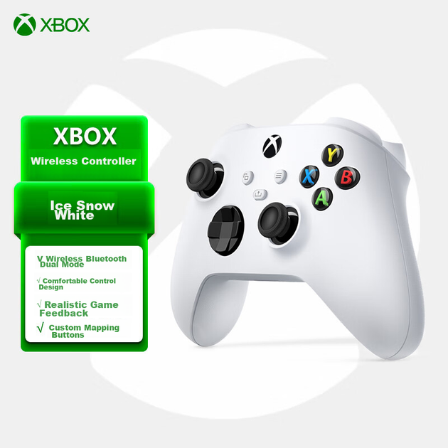 Геймпад Microsoft Xbox Bluetooth White - Фото 3 Геймпад Microsoft Xbox Bluetooth White - зображення 3