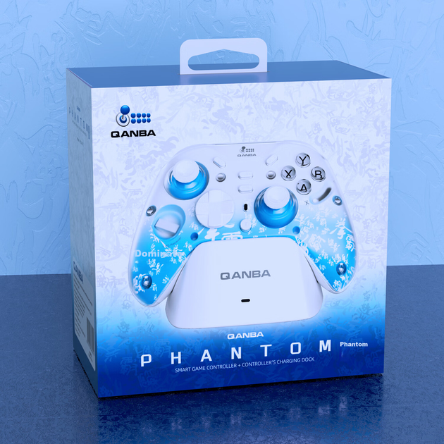 Беспроводной геймпад Qanba Phantom Smart PC/Nintendo Switch/Nintendo Switch 2/Android Blue - Фото 6 Беспроводной геймпад Qanba Phantom Smart PC/Nintendo Switch/Nintendo Switch 2/Android Blue - изображение 6
