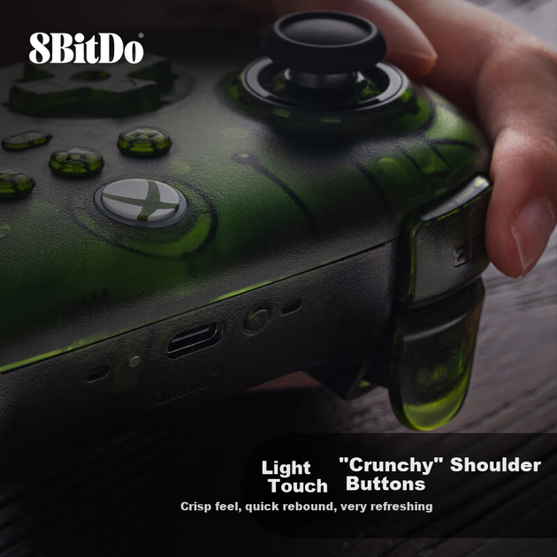 Геймпад 8BitDo Orion X-Pro трехрежимный Green - Фото 8 Геймпад 8BitDo Orion X-Pro трехрежимный Green - изображение 8
