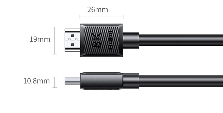 Кабель Ugreen HD175 HDMI - HDMI v2.1 8K@60Hz 4K@240Hz 5 м (45434) - изображение 10