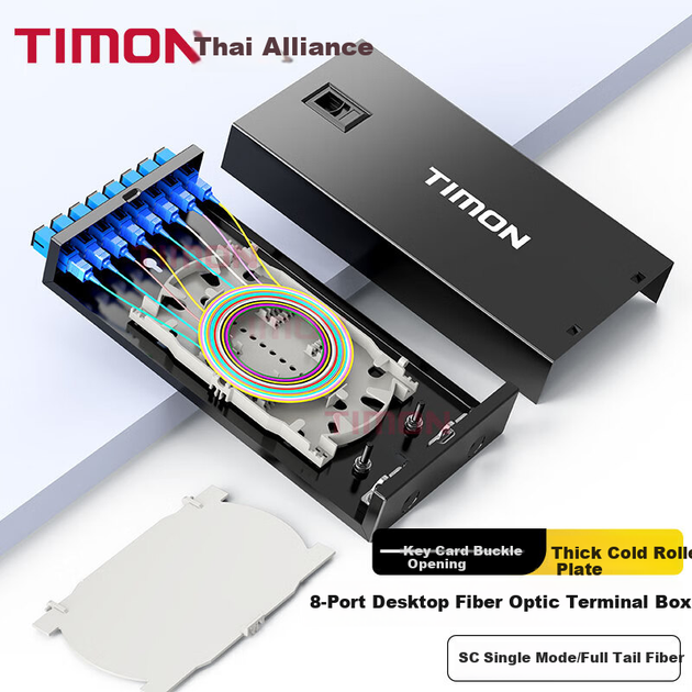 Оптичний термінал TIMON TM-GXH8SM-SC 8 портів - зображення 3