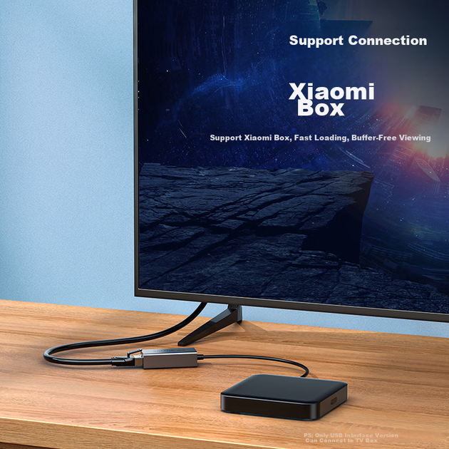 Сетевой адаптер SAMZHE HWK01 / USB Type-C / Gigabit Ethernet / Gold - изображение 6