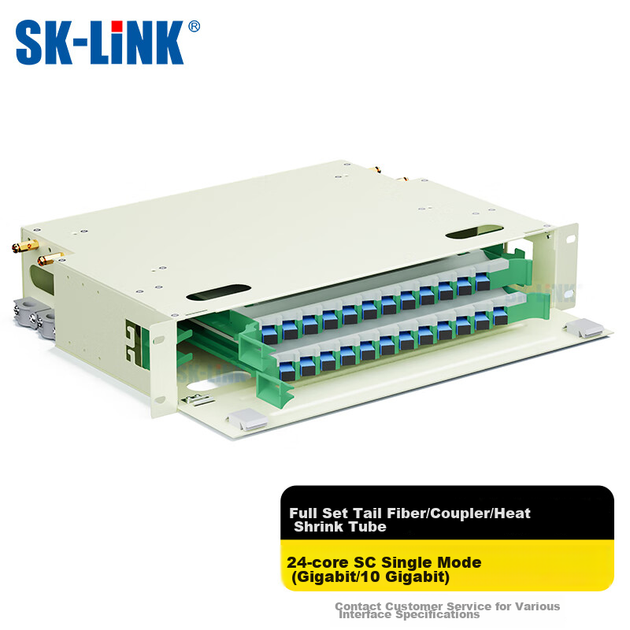 Оптична патч-панель SK-LINK SK-ODF24SM на 24 волокна - зображення 2