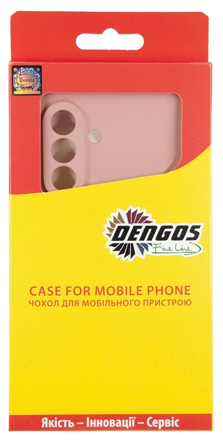 Комплект чехол + защитное стекло для смартфона Samsung Galaxy A27 Dengos Soft Pink (DG-KM-206) - изображение 4