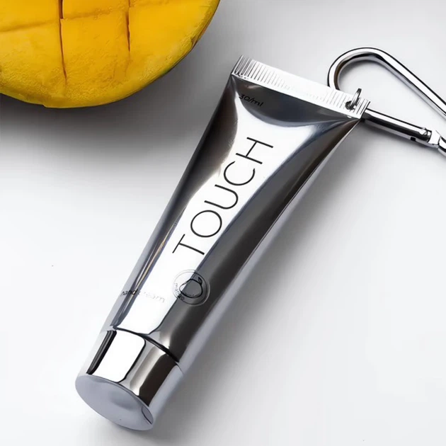 TOUCH Silver Line Mango Крем для рук манго з карабіном, 30 мл - Фото 3 TOUCH Silver Line Mango Крем для рук манго з карабіном, 30 мл - изображение 3