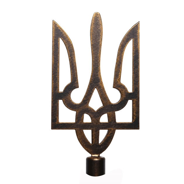 Навершие Трезубец, Платиновый, 12 x 7,5 см (НК00001-ПЛ1) - Фото 1 Навершие Трезубец, Платиновый, 12 x 7,5 см (НК00001-ПЛ1) - изображение 1