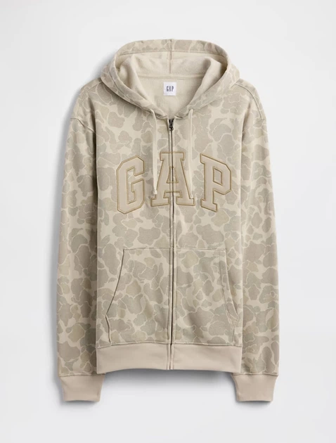 Толстовка чоловіча Adult Relaxed Gap Logo Print Zip Hoodie розмір XL - изображение 5