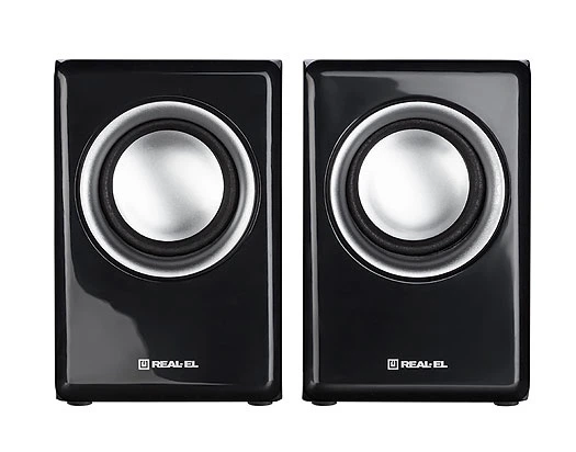 Колонки 2.0 REAL-EL S-215 black refurbished - Фото 2 Колонки 2.0 REAL-EL S-215 black refurbished - изображение 2