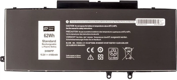 Акумулятор PowerPlant для ноутбуків Dell Latitude 5401 (3HWPP) 15.2V 4100mAh (NB442102) - Фото 1 Акумулятор PowerPlant для ноутбуків Dell Latitude 5401 (3HWPP) 15.2V 4100mAh (NB442102) - зображення 1