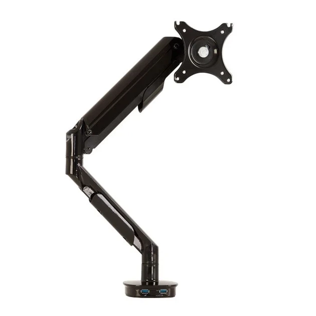 Настольное крепление для монитора Loctek DLB560 Black — газовый поршень, гибкая регулировка, встроенная укладка кабелей - изображение 6
