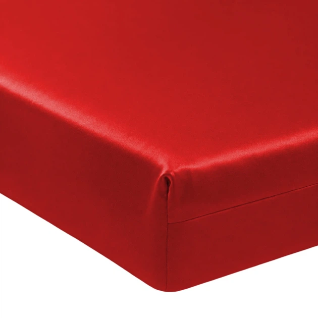 Простынь на резинке по периметру MirSon Satin Light Pro 10-007 Red 100x200+25 см (2200010172089) - Фото 1 Простынь на резинке по периметру MirSon Satin Light Pro 10-007 Red 100x200+25 см (2200010172089) - изображение 1