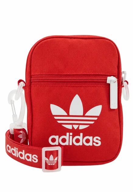 Сумка через плечо Adidas Originals Festival Monogram красного цвета. - Фото 1 Сумка через плечо Adidas Originals Festival Monogram красного цвета. - изображение 1