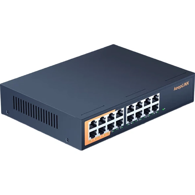 Коммутатор KeepLINK KP-9000 16-портовый гигабитный - изображение 2