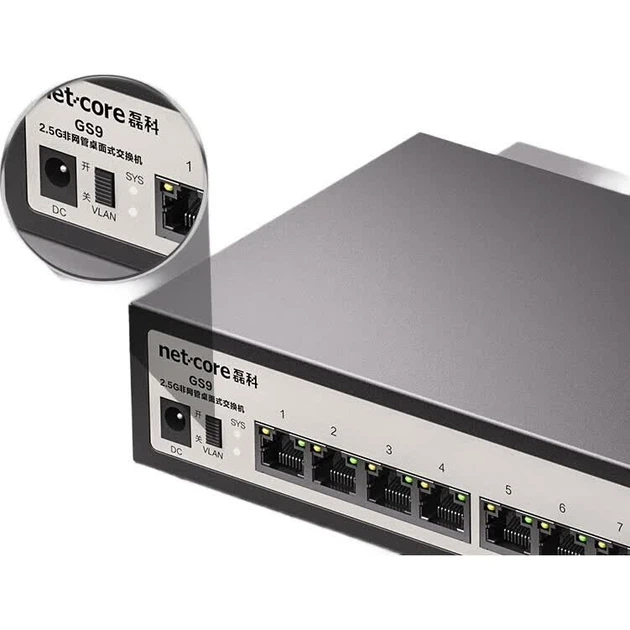 Коммутатор Netcore GS9 управляемый на 8 портов 2.5G и SFP+ 10G - изображение 3