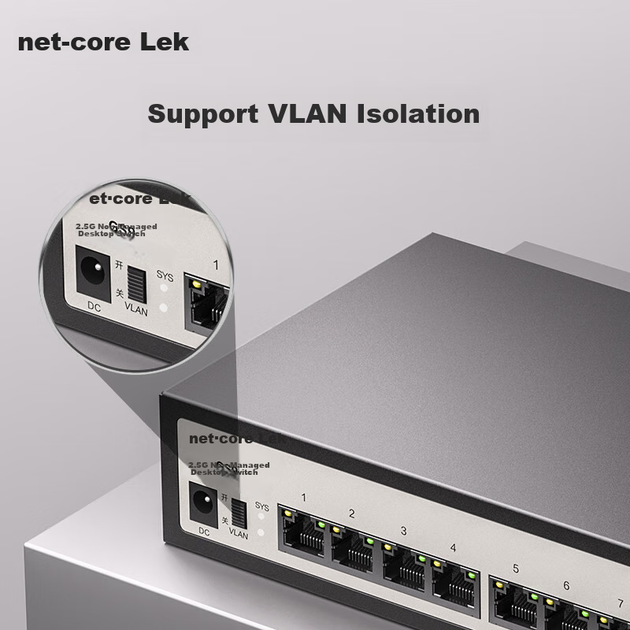 Коммутатор Netcore GS9 управляемый на 8 портов 2.5G и SFP+ 10G - изображение 6