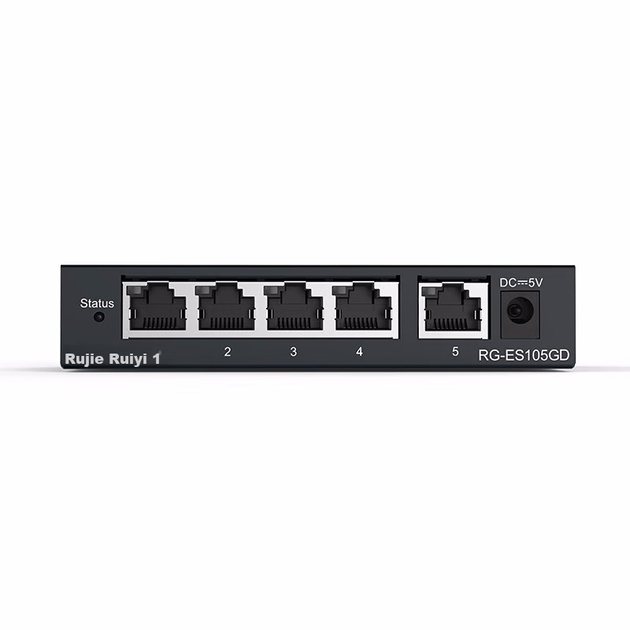 Коммутатор Ruijie RG-ES105GD 5 портов гигабитный неуправляемый - изображение 4
