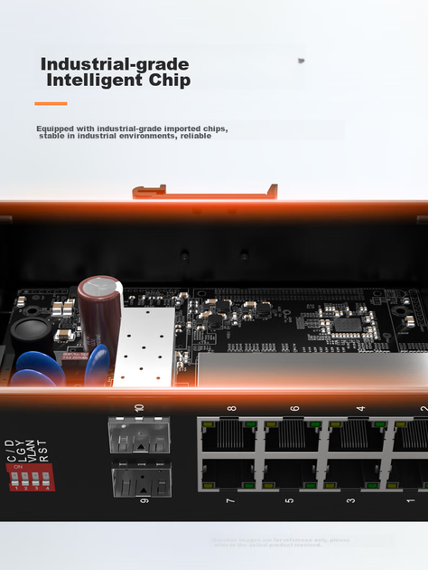 Коммутатор KeepLINK KP-9000 промышленный, 8-портовый - изображение 9