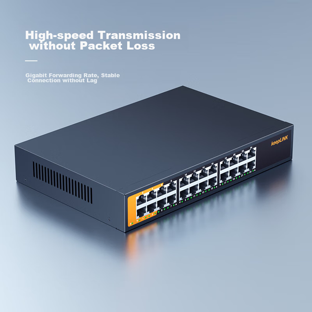 Коммутатор KeepLINK KP-9000 24 порта Full Gigabit, корпоративный - Фото 5 Коммутатор KeepLINK KP-9000 24 порта Full Gigabit, корпоративный - изображение 5