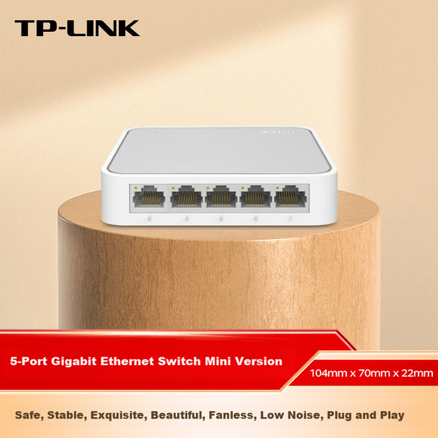 Коммутатор TP-LINK TL-SG1005+ 5 портов Gigabit, для дома - изображение 6