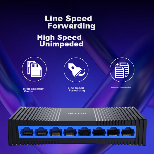 Коммутатор TP-LINK TL-SG1008+, 8 портов Gigabit, plug-and-play - Фото 9 Коммутатор TP-LINK TL-SG1008+, 8 портов Gigabit, plug-and-play - изображение 9