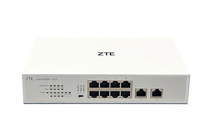 Коммутатор ZTE ZXSLC LGMA008P-2GT 10 портов гигабитный PoE - изображение 3