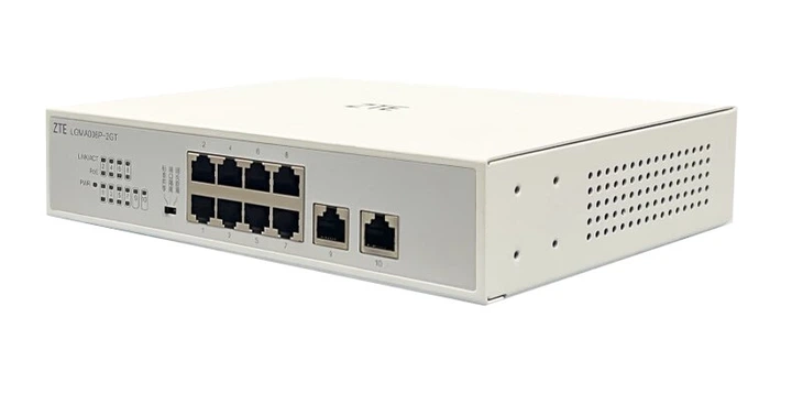 Коммутатор ZTE ZXSLC LGMA008P-2GT 10 портов гигабитный PoE - изображение 4
