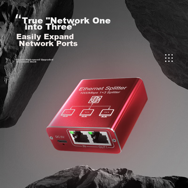 Коммутатор сетевой KeepLINK KP-9000 гигабитный, разветвитель - изображение 6