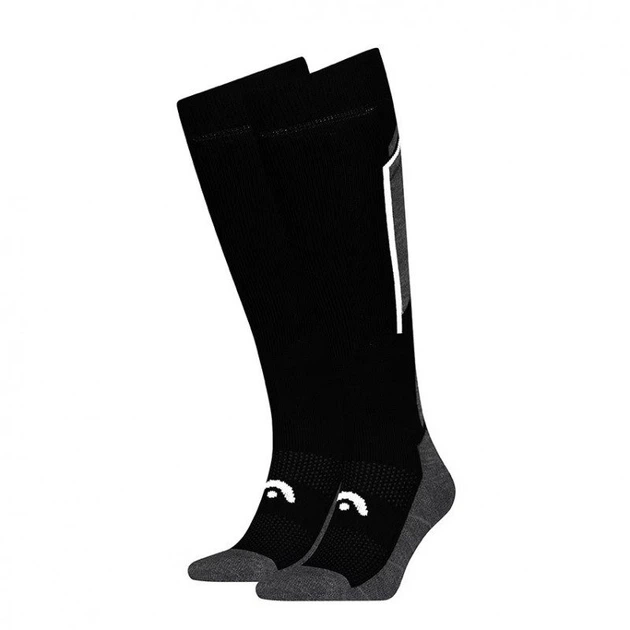 Термо-носки высокие набор 2 пары для мужчины Head Wool 701234950 47-49 Комбинированный - Фото 1 Термо-носки высокие набор 2 пары для мужчины Head Wool 701234950 47-49 Комбинированный - изображение 1