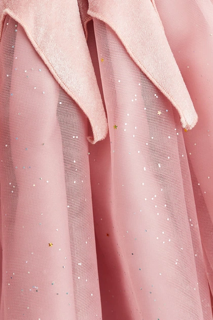 Платье с фатиновой юбкой для девочки H&M 1231479-003 122-128 см (6-8 years) Розовый - Фото 2 Платье с фатиновой юбкой для девочки H&M 1231479-003 122-128 см (6-8 years) Розовый - изображение 2