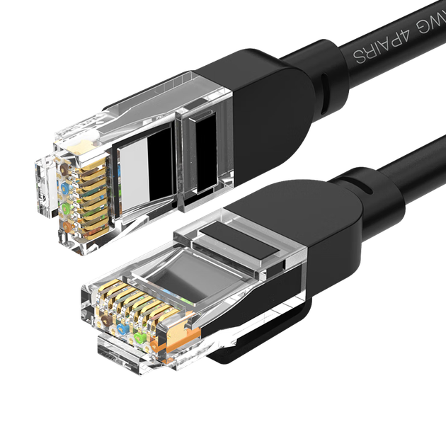 Патч-корд CHOSEAL QS5062E Cat 6 1 Гбит/с 12 м Черный (QS5062ET12) - Фото 4 Патч-корд CHOSEAL QS5062E Cat 6 1 Гбит/с 12 м Черный (QS5062ET12) - изображение 4