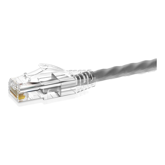 Кабель Ethernet TP-LINK CAT5e длиной 5 метров, гигабитный, для инженерных нужд, дома, компьютеров, широкополосного мониторинга, неэкранированный, 8-жильный, витой пары, патч-корд EC5e-5 (серый). - изображение 4