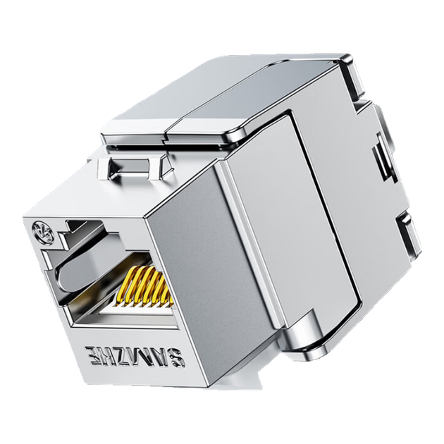 Модуль SAMZHE RJ-45 STP Cat 6a 180° - зображення 4