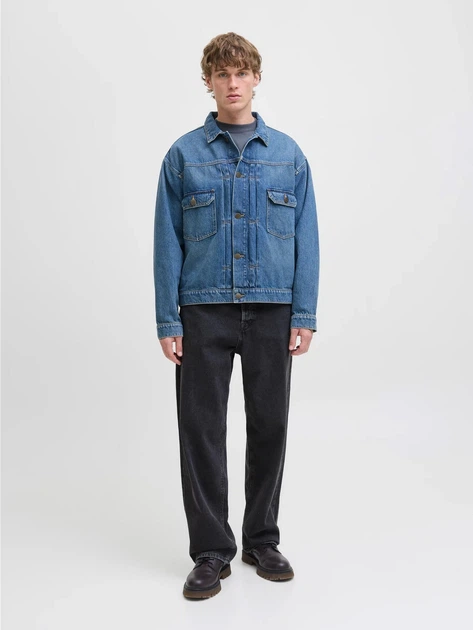 Широкі джинси JACK & JONES 10996926 Чорний 30/34 JNJ740 - Фото 2 Широкі джинси JACK & JONES 10996926 Чорний 30/34 JNJ740 - зображення 2