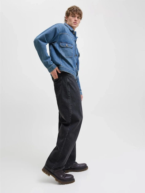 Широкие джинсы JACK & JONES 10996926 Чёрный 31/30 JNJ740 - Фото 6 Широкие джинсы JACK & JONES 10996926 Чёрный 31/30 JNJ740 - изображение 6