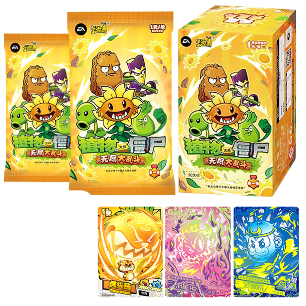 Карткова гра Kayou Plants Vs. Zombies, картки георадара Endless Battle, іграшка-стрілялка горохом, різдвяний подарунок, дитячий подарунок - изображение 4