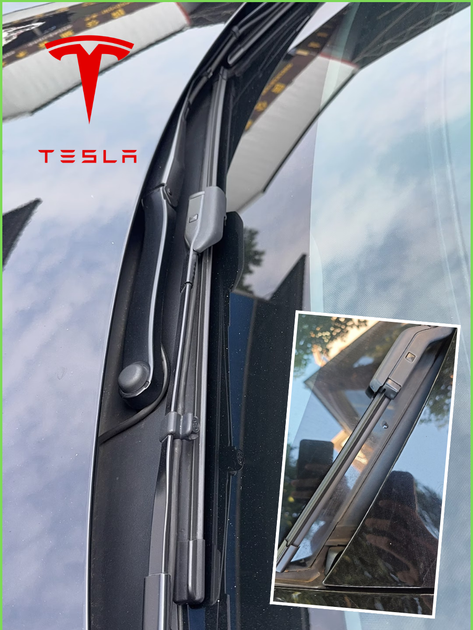 Щётки стелоочистителя для Tesla Model Y комплект дворников Tesla Model Y безкаркасные дворники Tesla - Фото 5 Щётки стелоочистителя для Tesla Model Y комплект дворников Tesla Model Y безкаркасные дворники Tesla - изображение 5