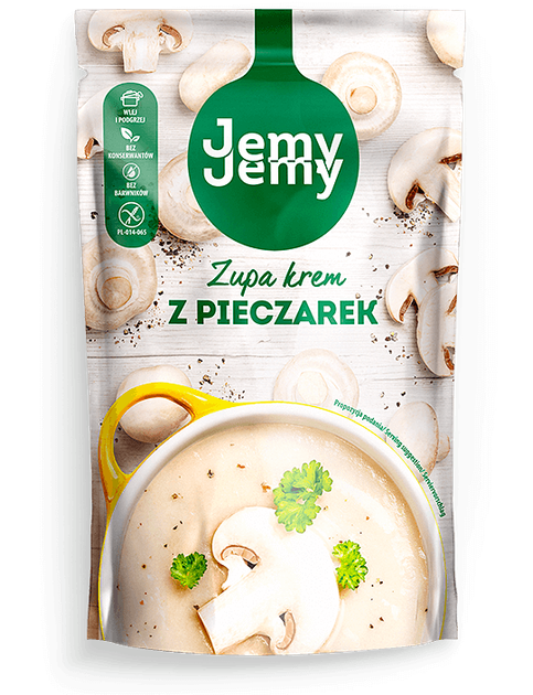 Крем-суп JEMY JEMY вершковий із печериць 375 г.(С-01-005-PU) - Фото 1 Крем-суп JEMY JEMY вершковий із печериць 375 г.(С-01-005-PU) - зображення 1