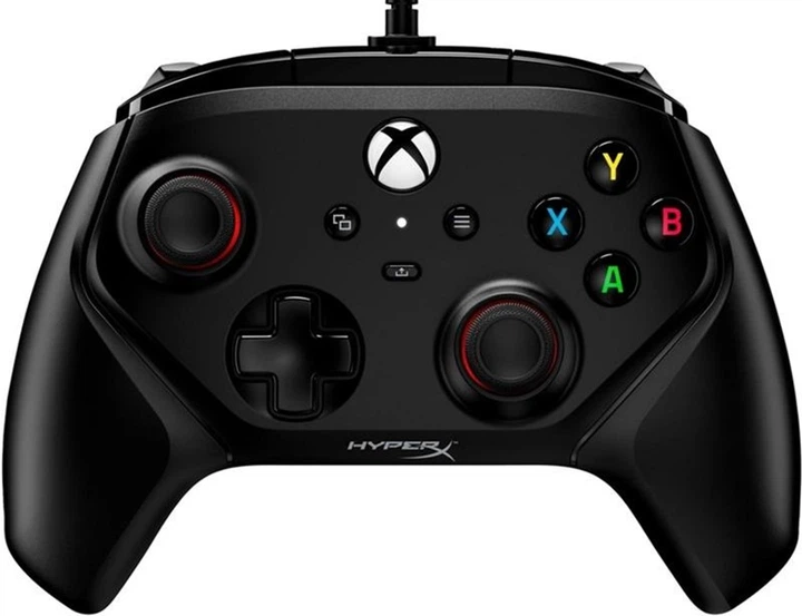 Pad przewodowy HyperX Clutch Gladiate XBOX/PC USB-A Black (6L366AA) - Zdjęcie 2 Pad przewodowy HyperX Clutch Gladiate XBOX/PC USB-A Black (6L366AA) - obraz 2