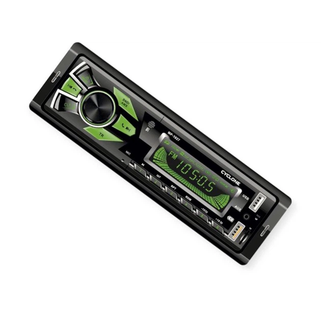 Магнитола Cyclone MP-1027 FM, USB, USB для зарядки 2А, microSD, AUX, MP3, WMA, BT, мультиколор, Car Radio - Фото 1 Магнитола Cyclone MP-1027 FM, USB, USB для зарядки 2А, microSD, AUX, MP3, WMA, BT, мультиколор, Car Radio - изображение 1
