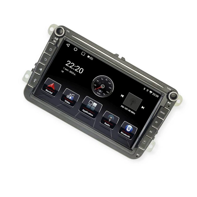 Магнитола VW(Skoda) 2DIN Android 10.0 FM, USB, microSD, MP3, AVI, сенсор, 8, Wi-Fi, BT, GPS, 2Gbх32Gb, CARPLAY - Фото 2 Магнитола VW(Skoda) 2DIN Android 10.0 FM, USB, microSD, MP3, AVI, сенсор, 8, Wi-Fi, BT, GPS, 2Gbх32Gb, CARPLAY - изображение 2