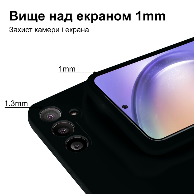 Чехол Liquid Silicone AA для Xiaomi Poco F6 Turbo 3 с микрофиброй внутри защитный серый MC-11863 - изображение 3