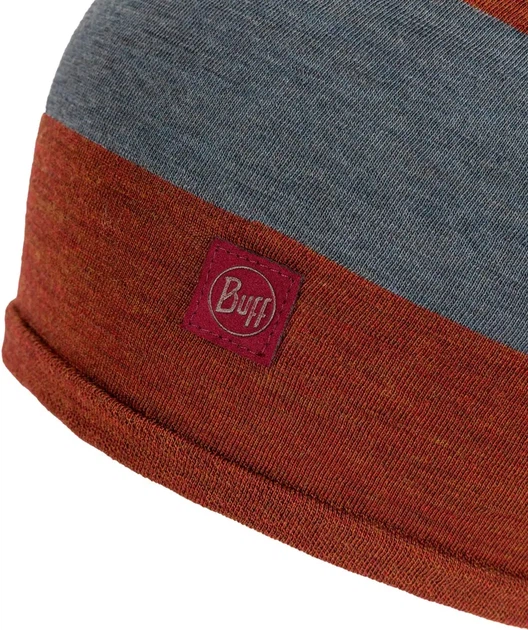 Шапка Buff Merino Move Beanie Mahogany - Фото 4 Шапка Buff Merino Move Beanie Mahogany - изображение 4