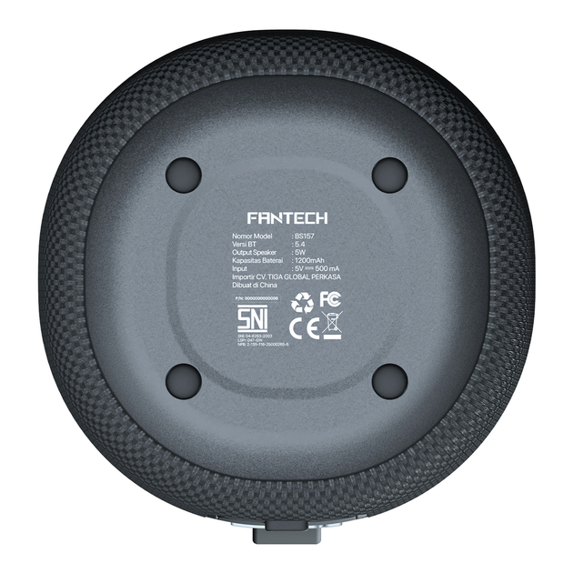 Портативная колонка FANTECH BS157 NeraBox Bluetooth 5.4 с RGB подсветкой защита от брызг Black - изображение 9