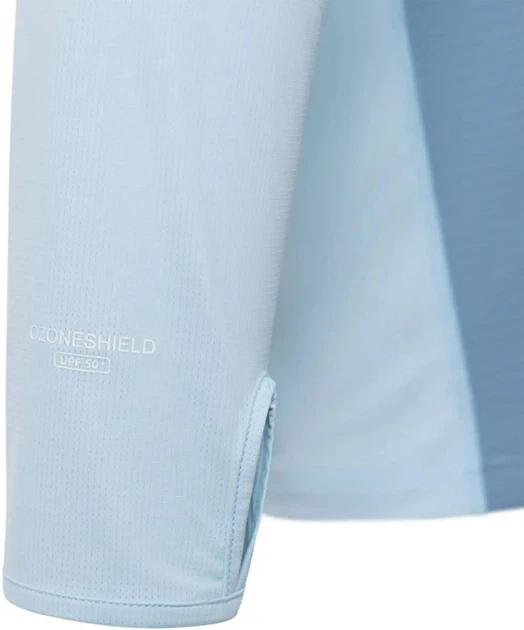 Реглан Favorite Hooded Jersey Basic XXL Sun protect Light Blue - Фото 4 Реглан Favorite Hooded Jersey Basic XXL Sun protect Light Blue - изображение 4