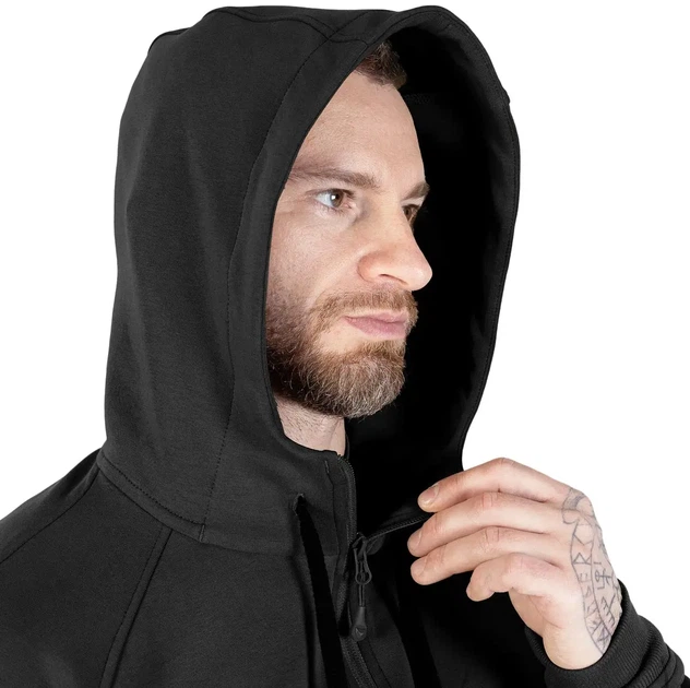 Толстовка Camotec FitPro Zip XXXL black - Фото 3 Толстовка Camotec FitPro Zip XXXL black - изображение 3