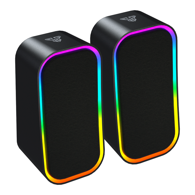 Компьютерные колонки Fantech GS304 Groove Bluetooth V5.3 с мощными басами и LED-подсветкой черные - изображение 2