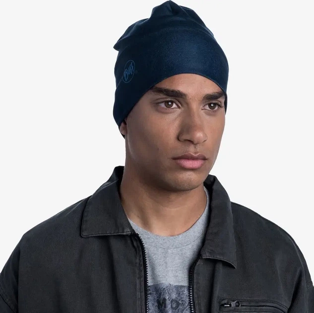 Шапка Buff Thermonet Hat S-Wave Blue - Фото 3 Шапка Buff Thermonet Hat S-Wave Blue - изображение 3