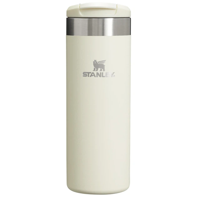 Термокружка 470мл, нержавіюча сталь STANLEY Fliptop Mug Cream Gloss 10-10788-105 - Фото 1 Термокружка 470мл, нержавіюча сталь STANLEY Fliptop Mug Cream Gloss 10-10788-105 - изображение 1