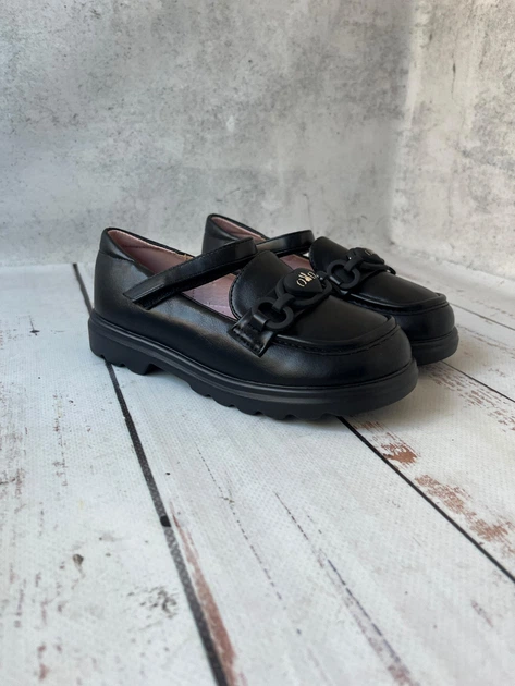 Туфлі дитячі для дівчинки TOM.M 27 - 17,5 см Чорний (1872) - Фото 3 Туфлі дитячі для дівчинки TOM.M 27 - 17,5 см Чорний (1872) - изображение 3