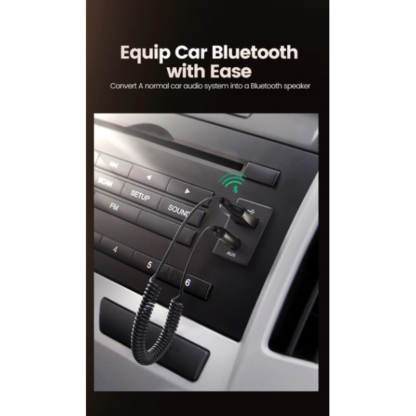 FM-трансмиттер Ugreen CM309 Bluetooth с AUX и микрофоном Серый (UGR-70601) - изображение 7